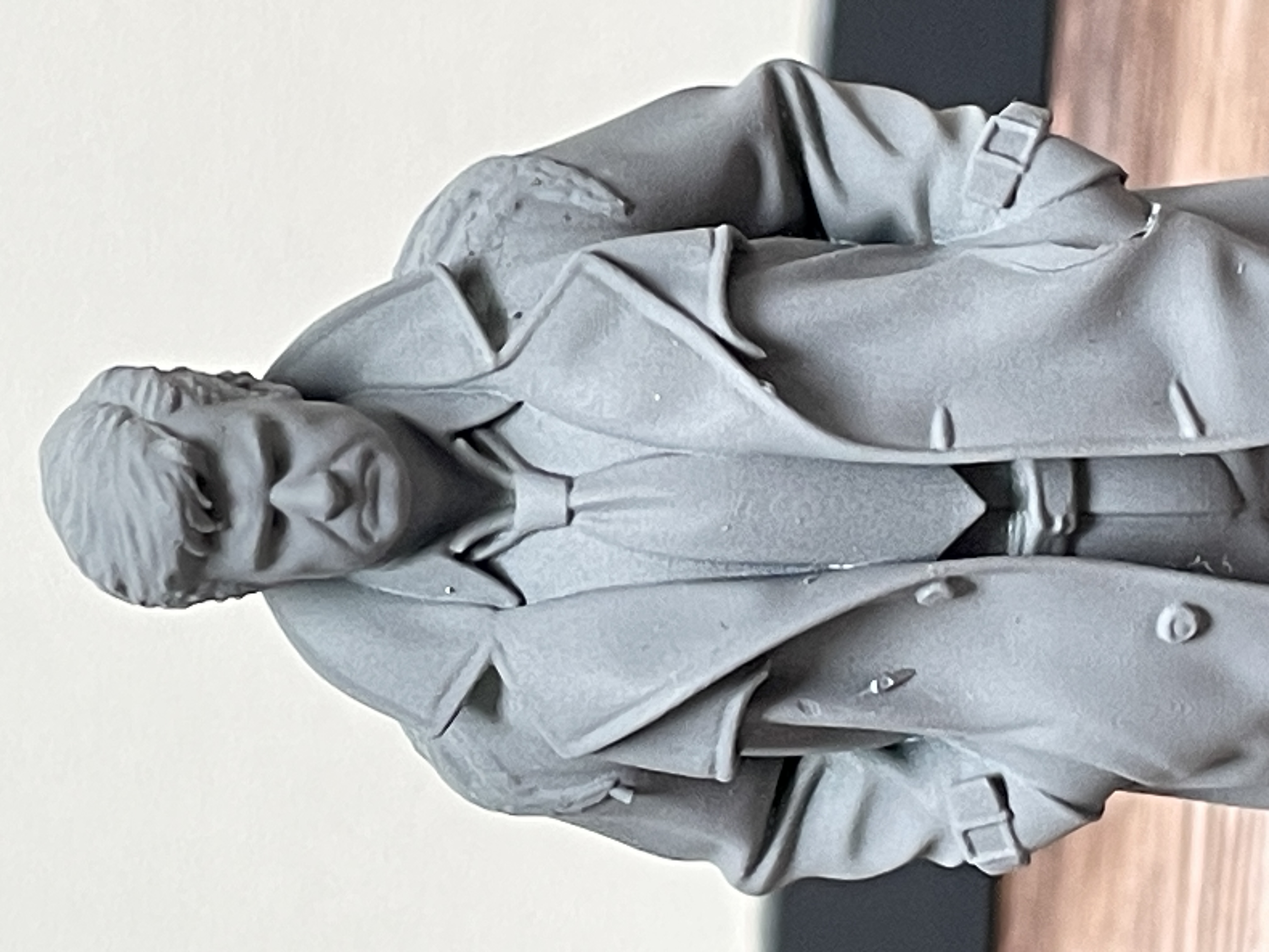 Rendu figurine après préparation de surface