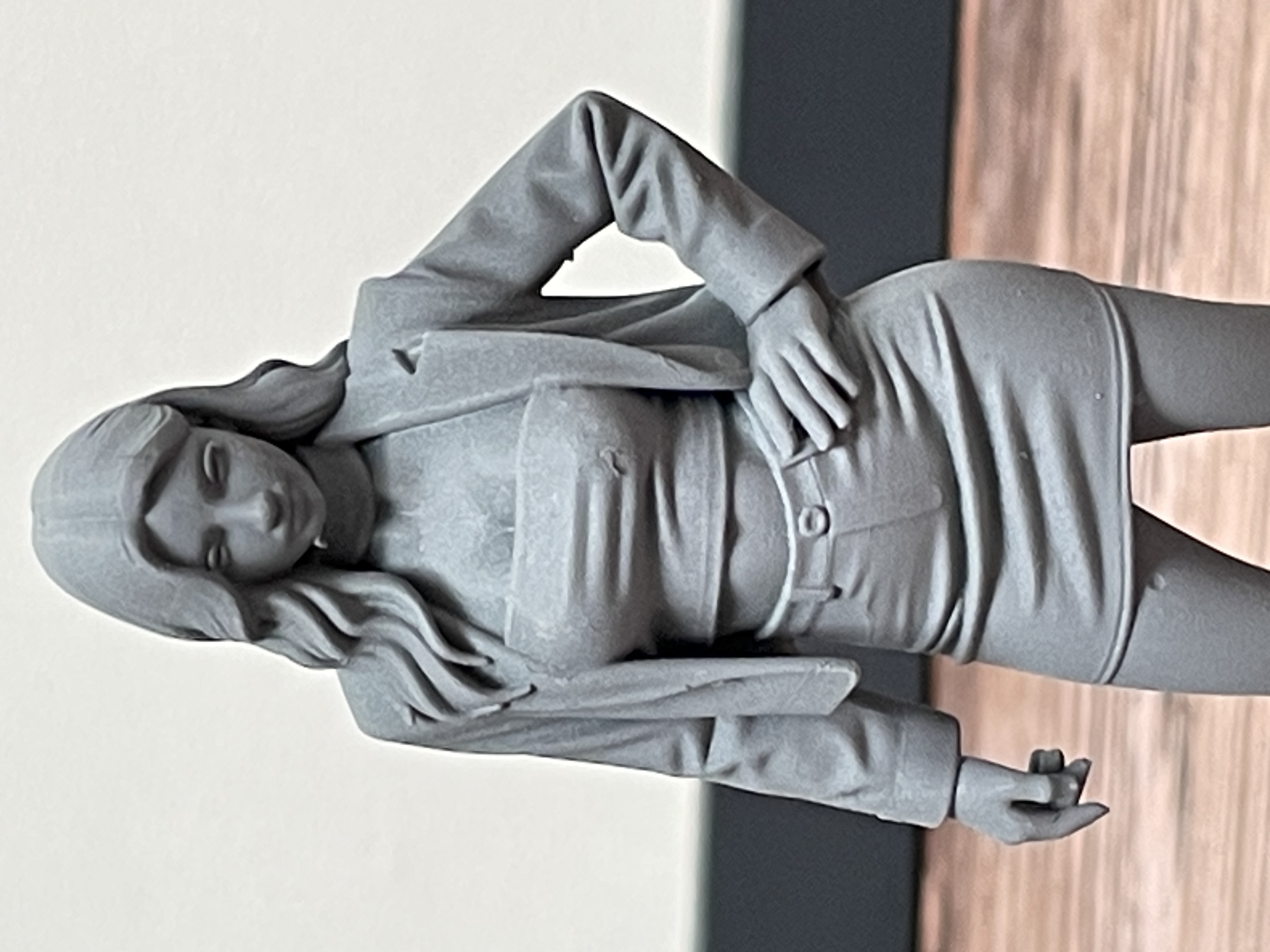 Rendu figurine après préparation de surface