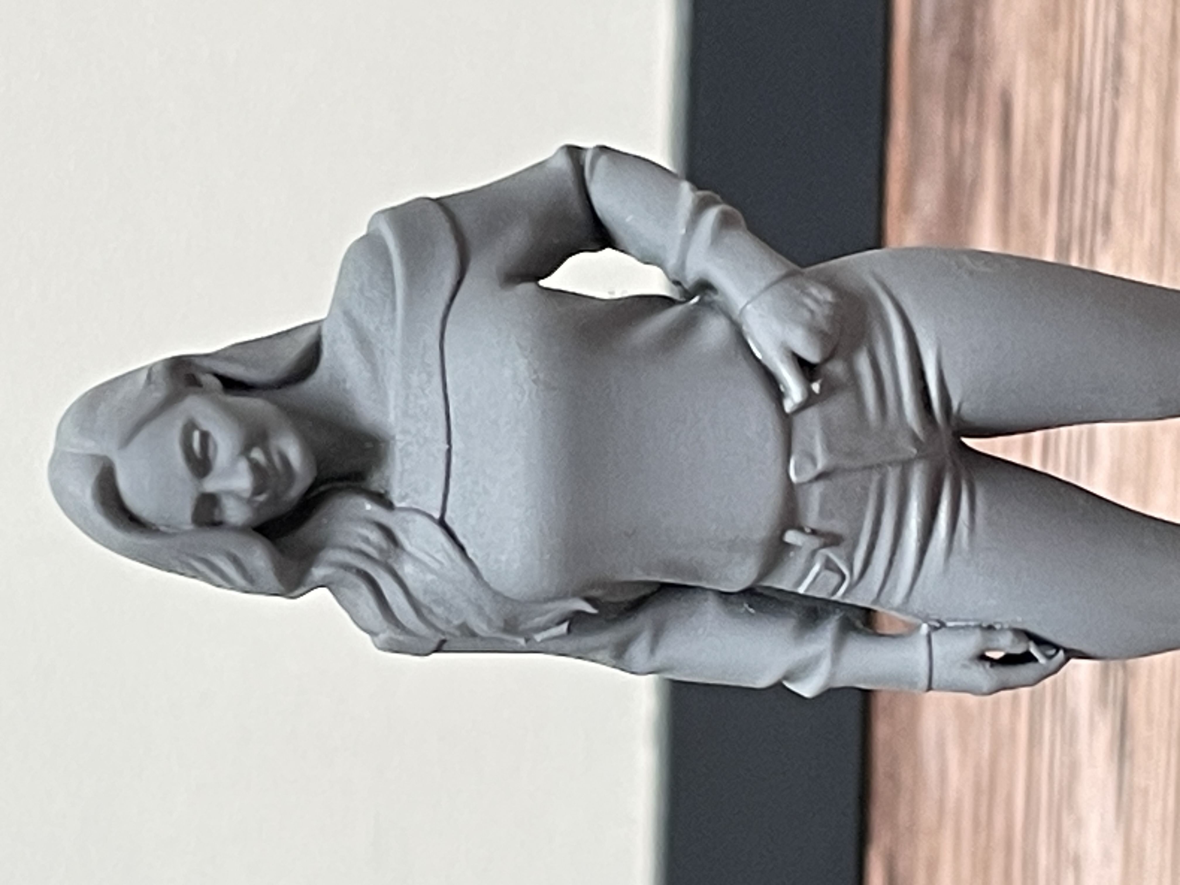 Rendu figurine après préparation de surface