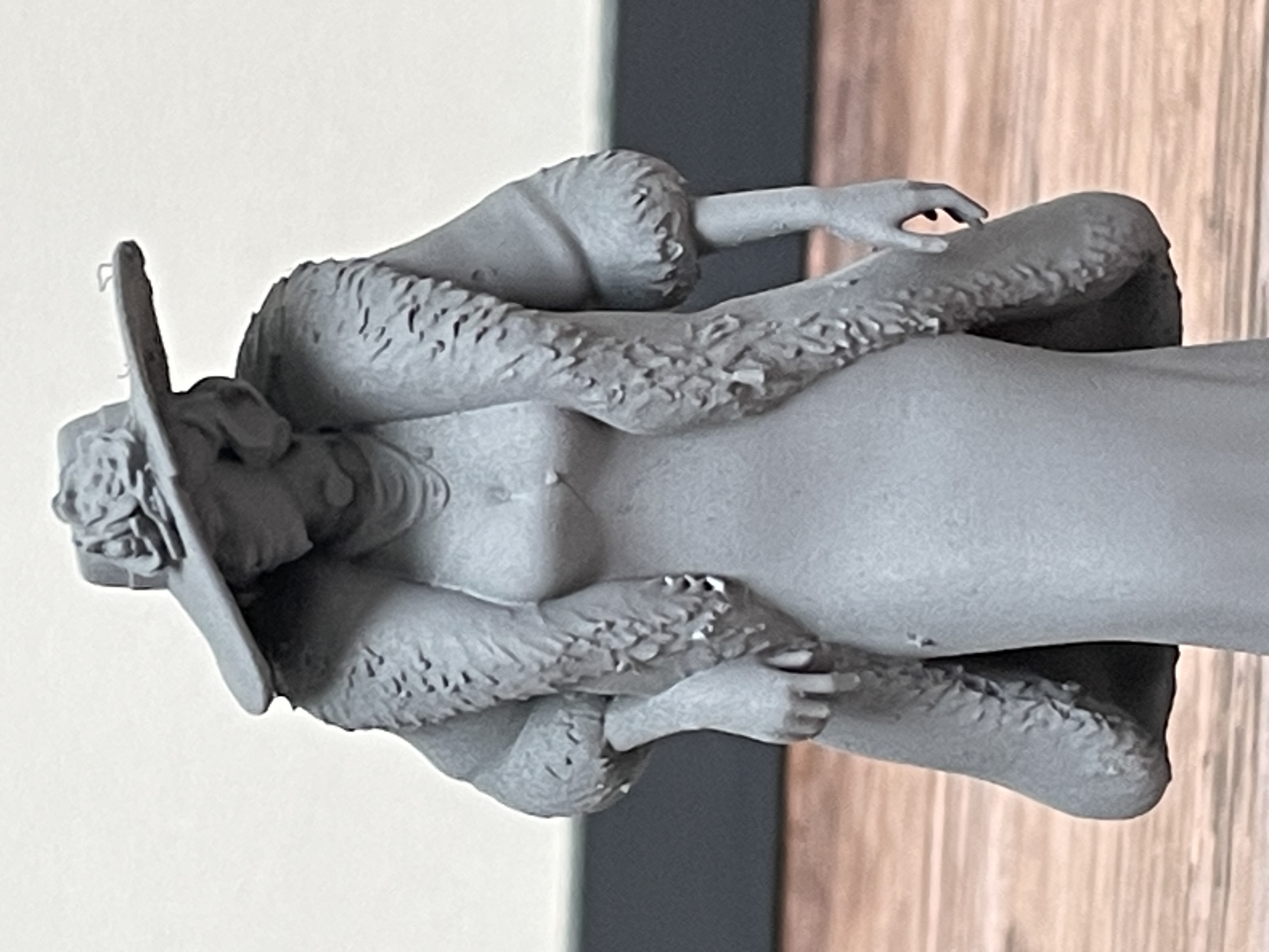 Rendu figurine après préparation de surface