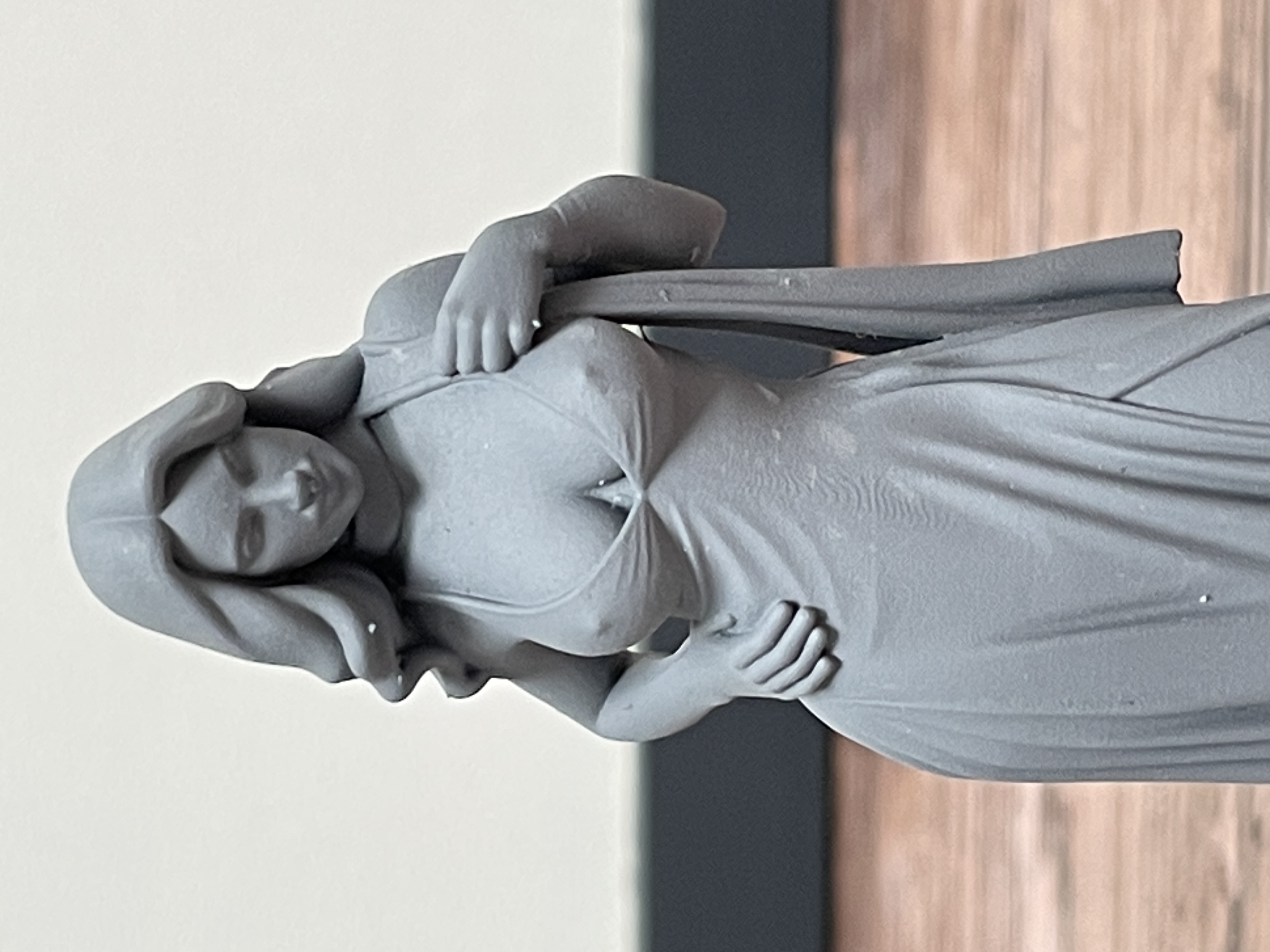 Rendu figurine après préparation de surface