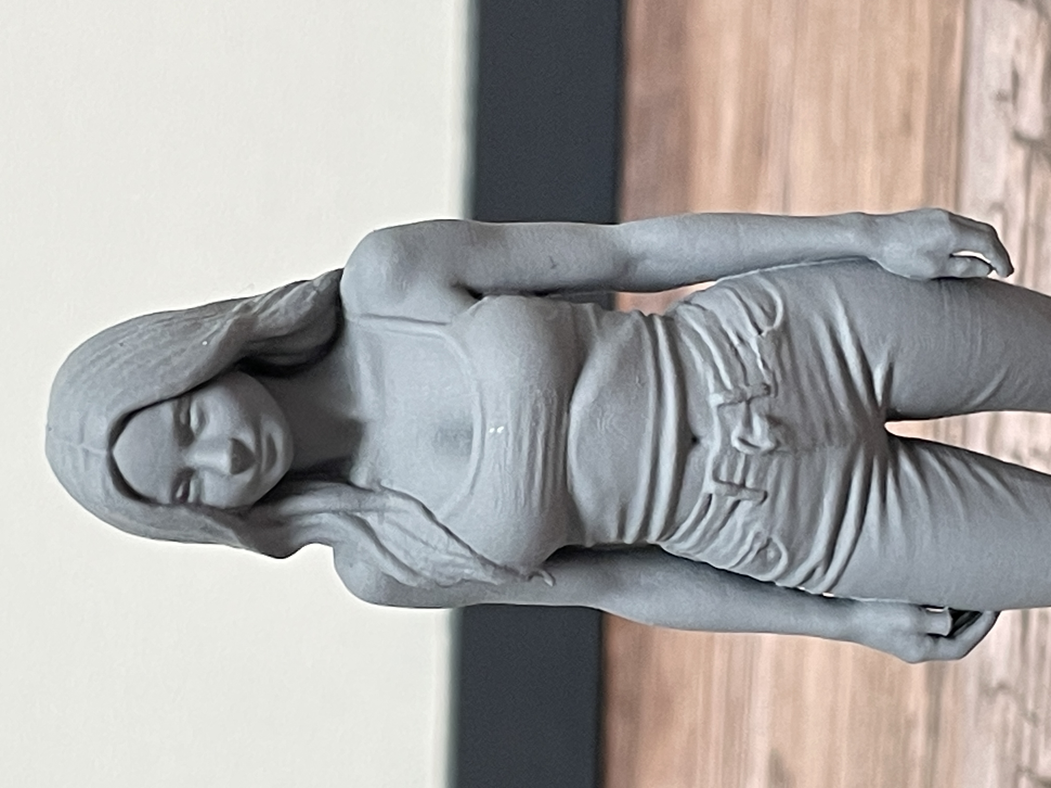 Rendu figurine après préparation de surface