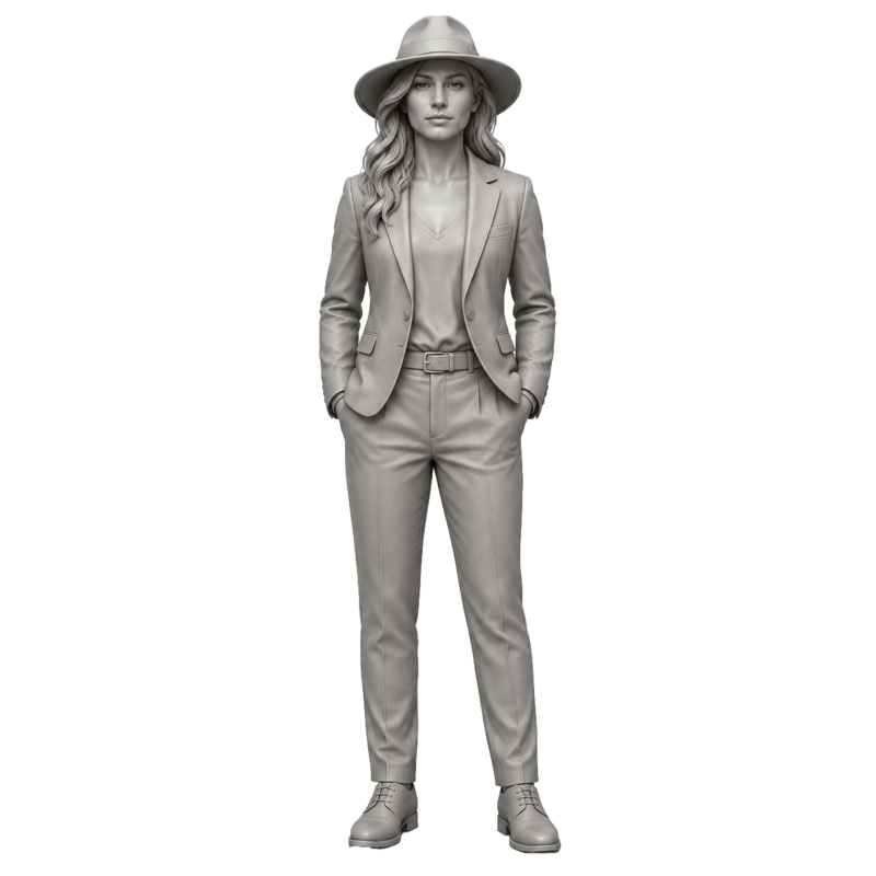Femmes Au Chapeau