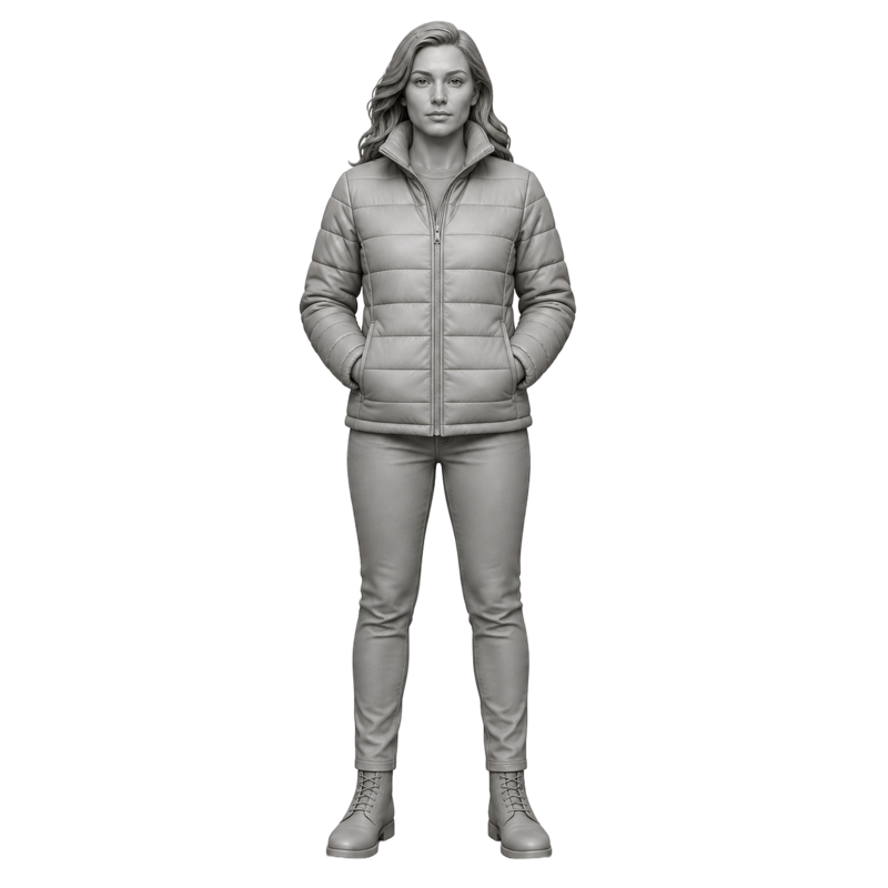 Femmes En Manteau D'Hiver